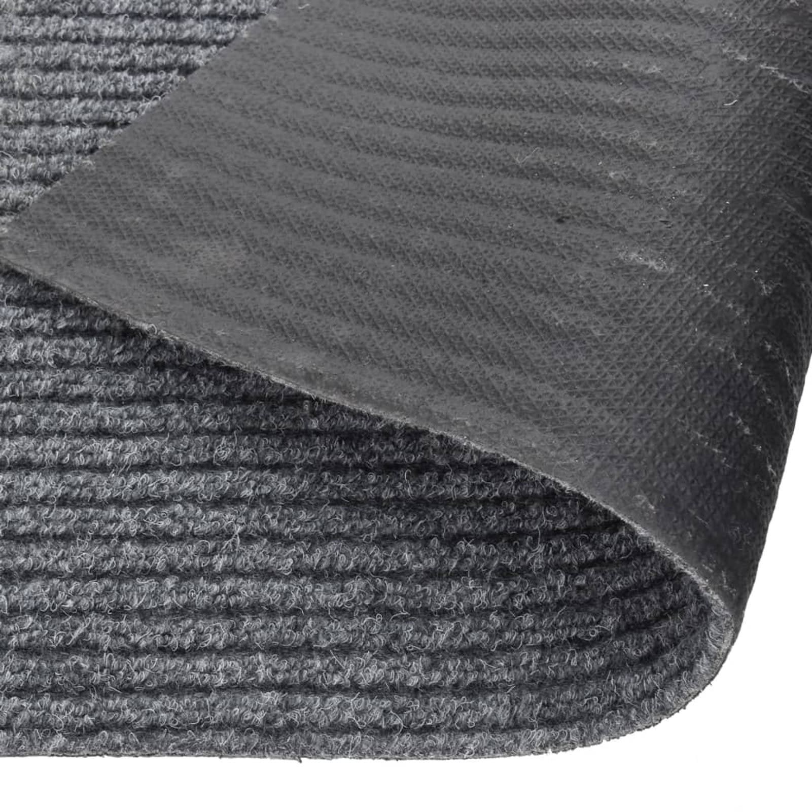 ZEYUAN Alfombra de Pasillo, Alfombra Cocina, Alfombra Antifatiga, Alfombra Cocina Antideslizante, atrapa Suciedad 100x450 cm Gris