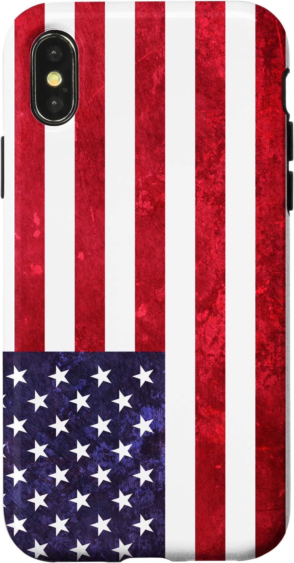 iPhone X/XS Grungy American Flag Case