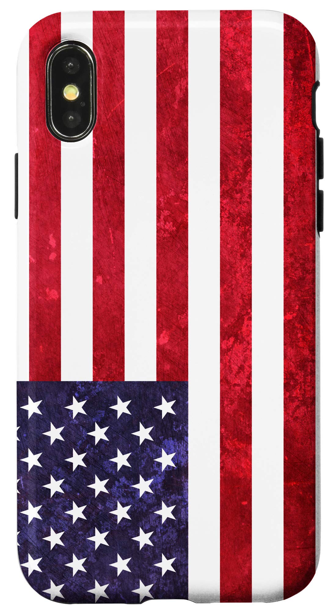 iPhone X/XS Grungy American Flag Case