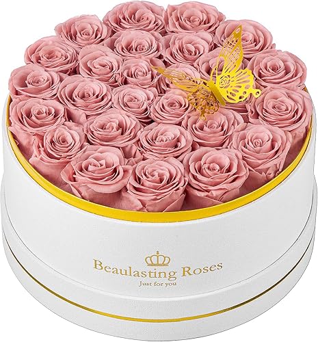 Miniatura 24 de Rosas preservadas para siempre, rosas reales en una caja, flores de cumpleaños para el día de la madre, para ella, mamá, mujer, esposa, día de San