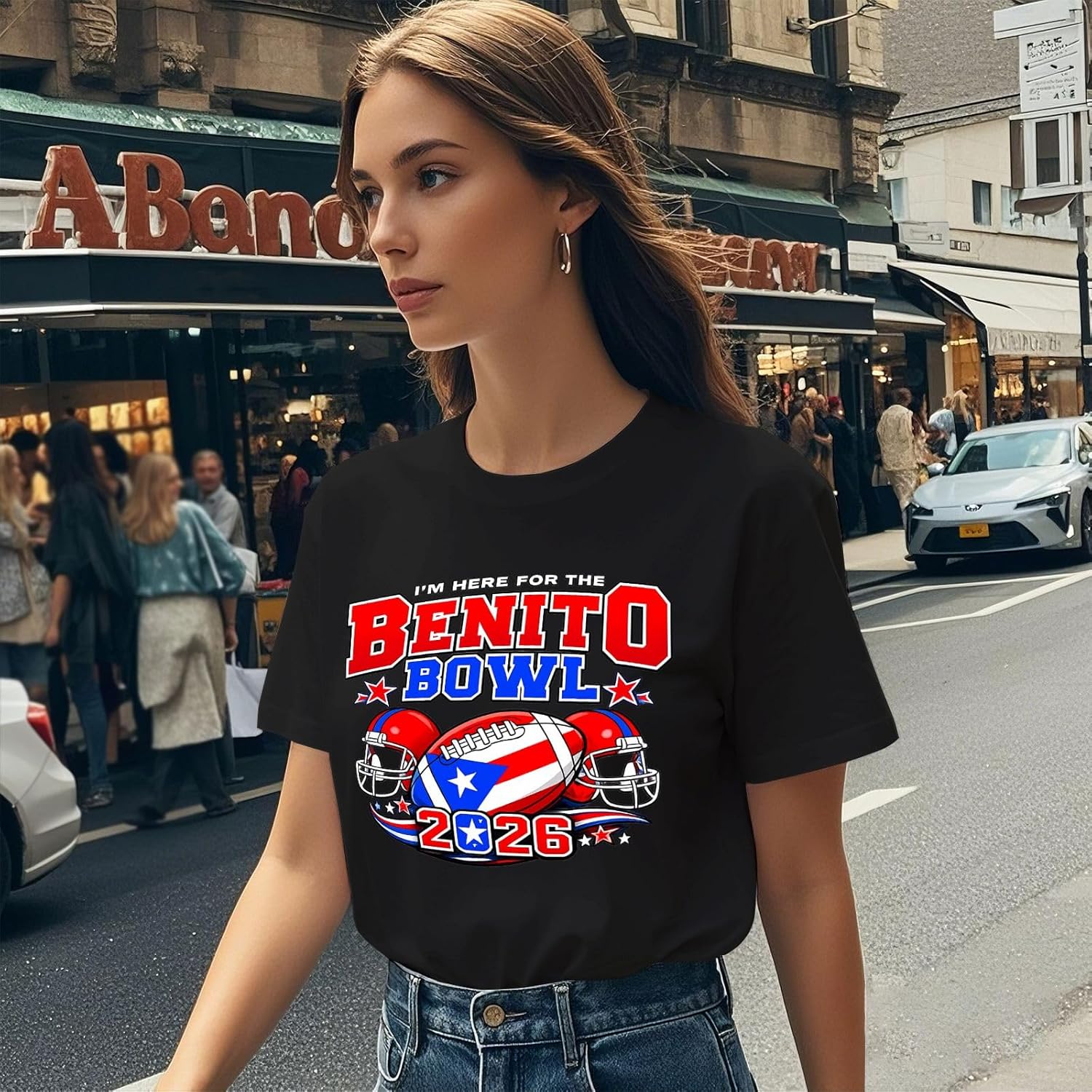 Benito Bowl Tshirts for Womens Graphic Cool - Image 3