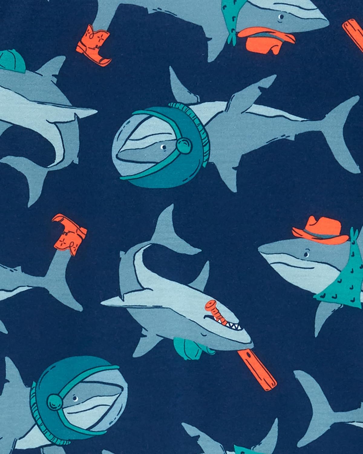 Simple Joys by Carter's boys 4-piece Polyester Pajama Set - Image 2