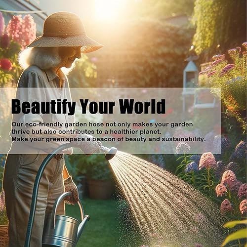 Miniatura 7 de Manguera de jardín al aire libre de 12 pulgada para césped, manguera de agua, flexible, duradera y a prueba de fugas, ajuste GHT, para césped,