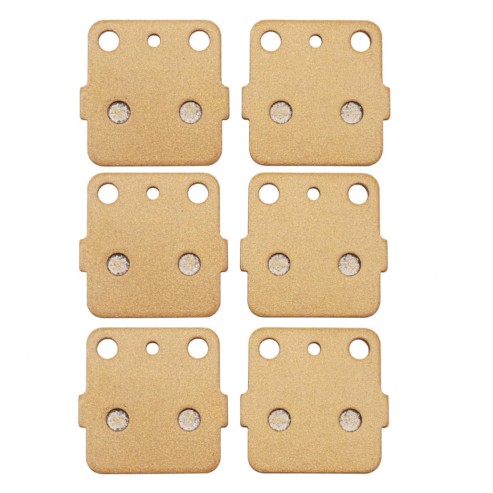 Pastillas de freno delanteras y traseras Semi-Metallic-Pro para Yamaha Raptor 660 350 125 Banshee 350 Warrior 350 Wolverine 350 Blaster 200