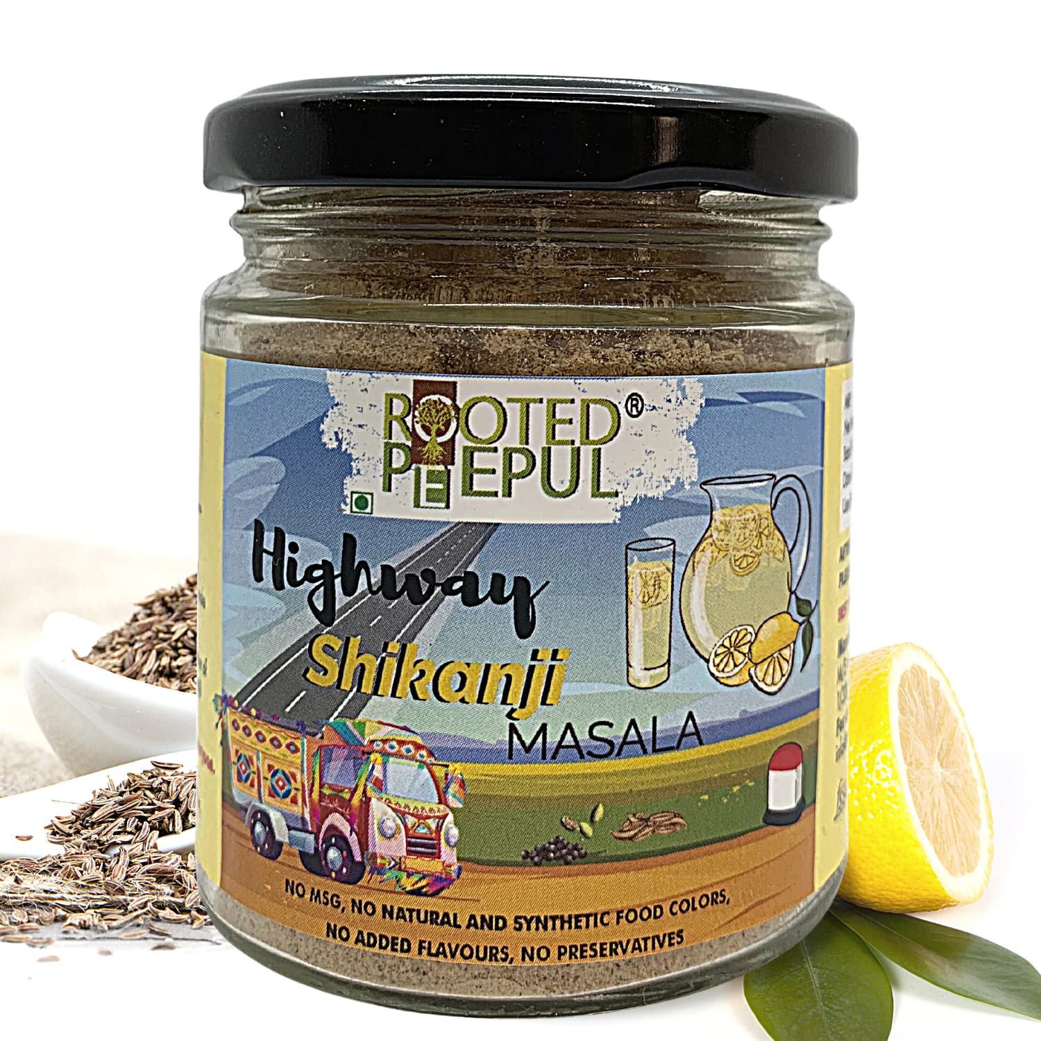Rooted Peepul Highway Shikanji Masala | 100 Gms| Nimboo Pani Masala | No Additives (B09XXPZ5HL) Amazon Price History, Amazon Price Tracker