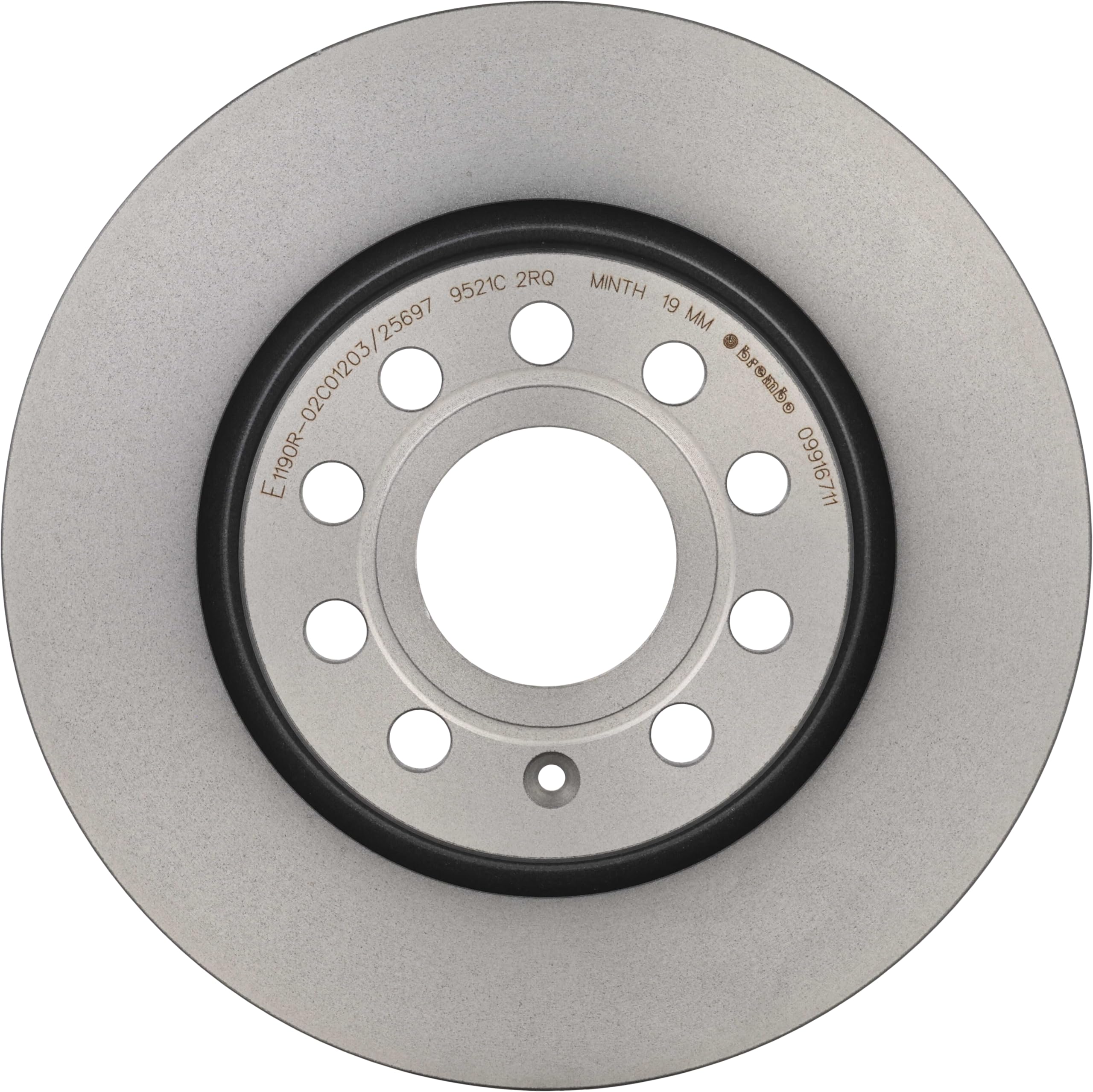 Brembo 09.9167.11 - Disco Freno con Verniciatura UV (Set di 2) - Anteriore | Compatibile con: AUDI A3, A3 Cabriolet, A3 Sportback, SEAT ALTEA, ALTEA XL, LEON, TOLEDO III, SKODA OCTAVIA II