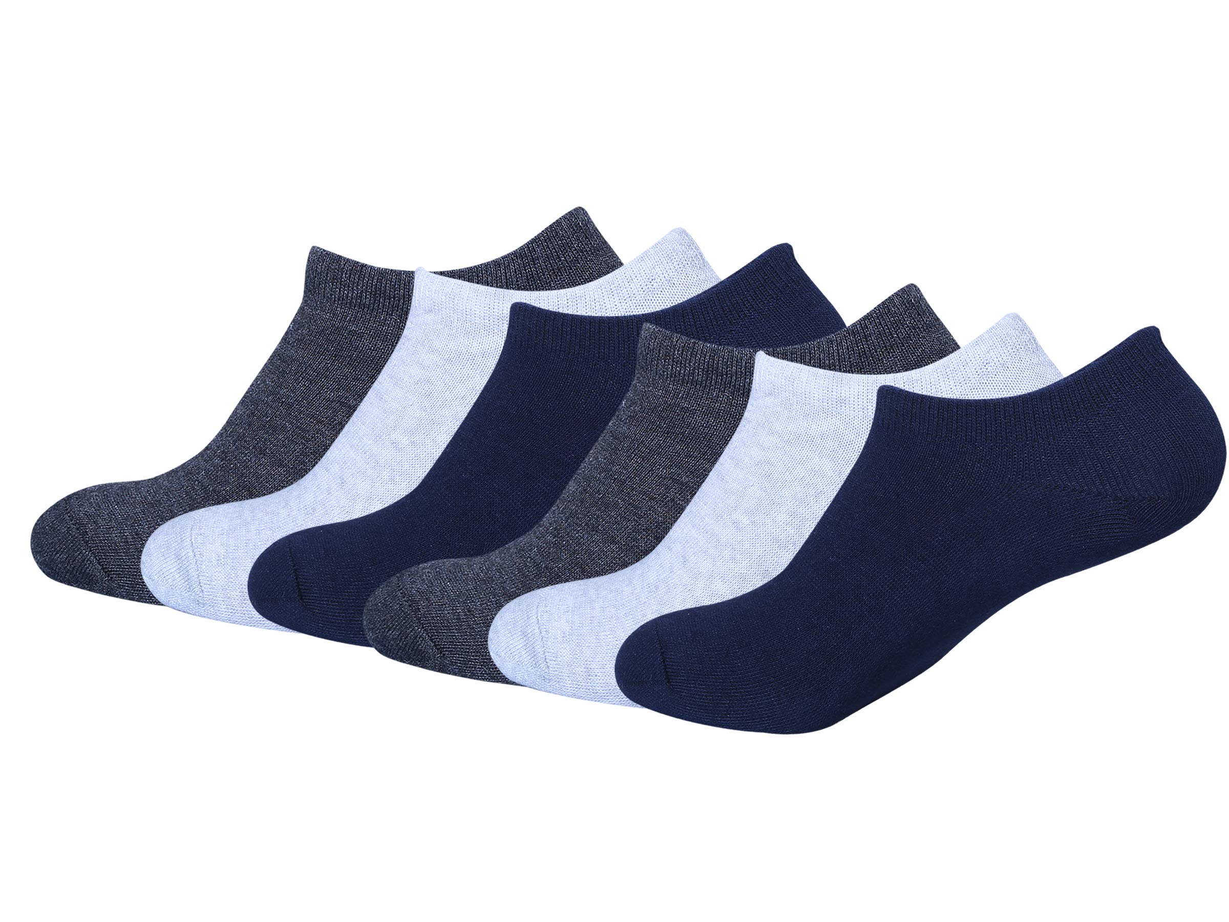 FABdonMen & Women Solid Low Cut Loafer Socks (Multi-Coloured)