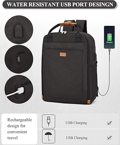 Miniatura 2 de UPPACK Mochila de viaje para mujeres y hombres, mochila de transporte para aviones, mochila grande para senderismo, mochila para artículos