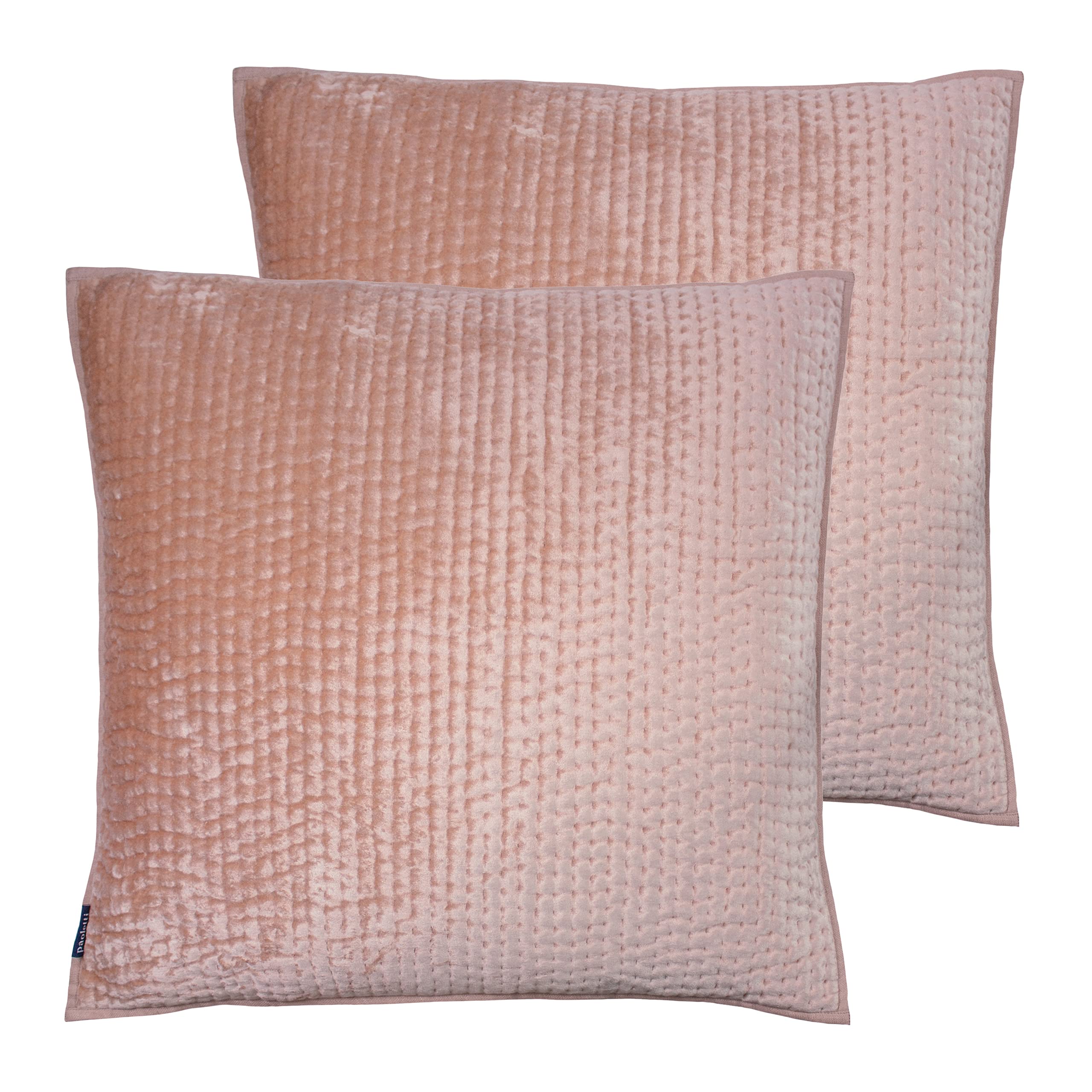 Coussin coton rougir Paoletti Brooklands grand format 55x55cm decoration salon