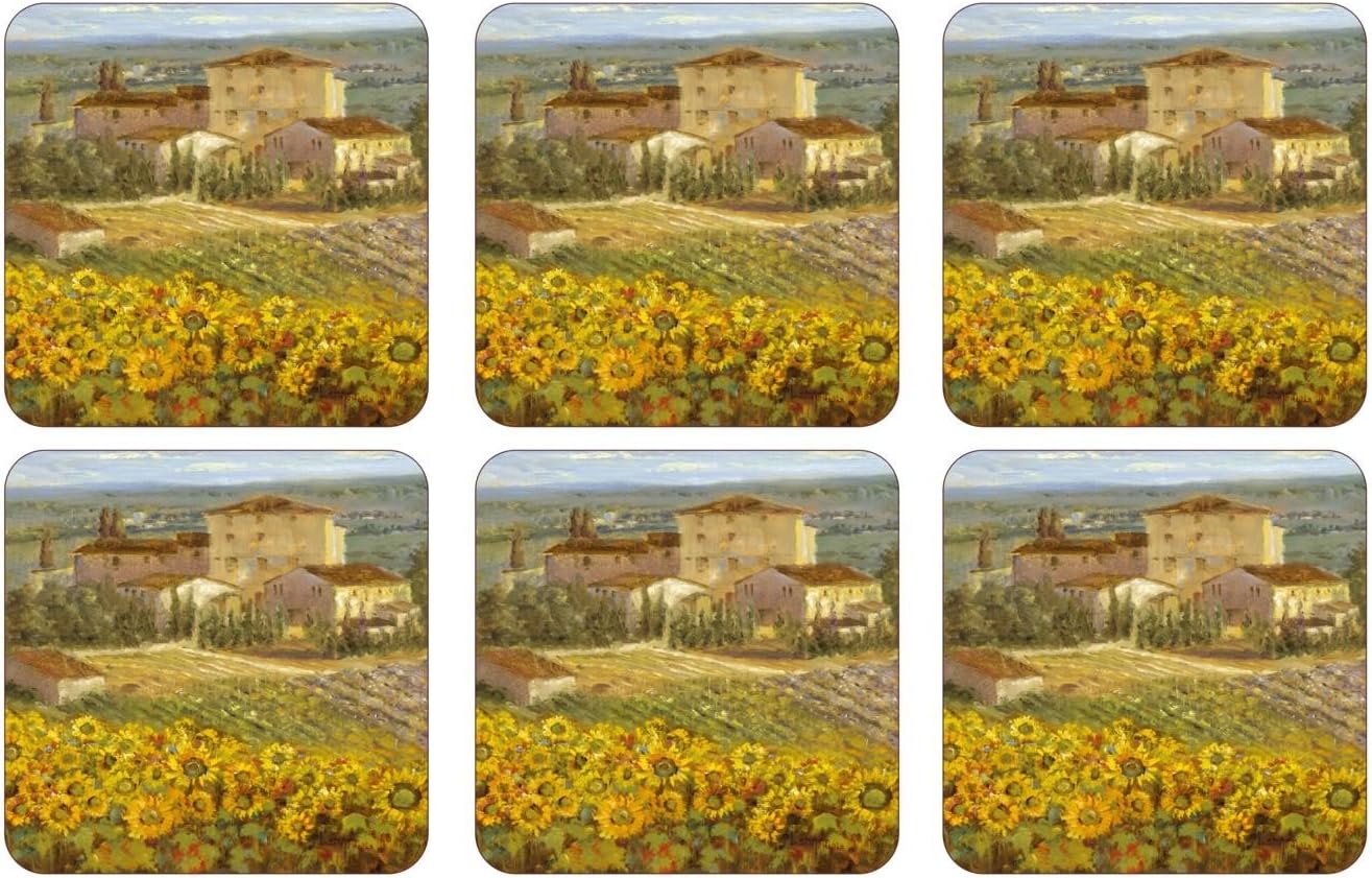 Pimpernel Tuscany Coasters Set Of 6 Home & Kitchen