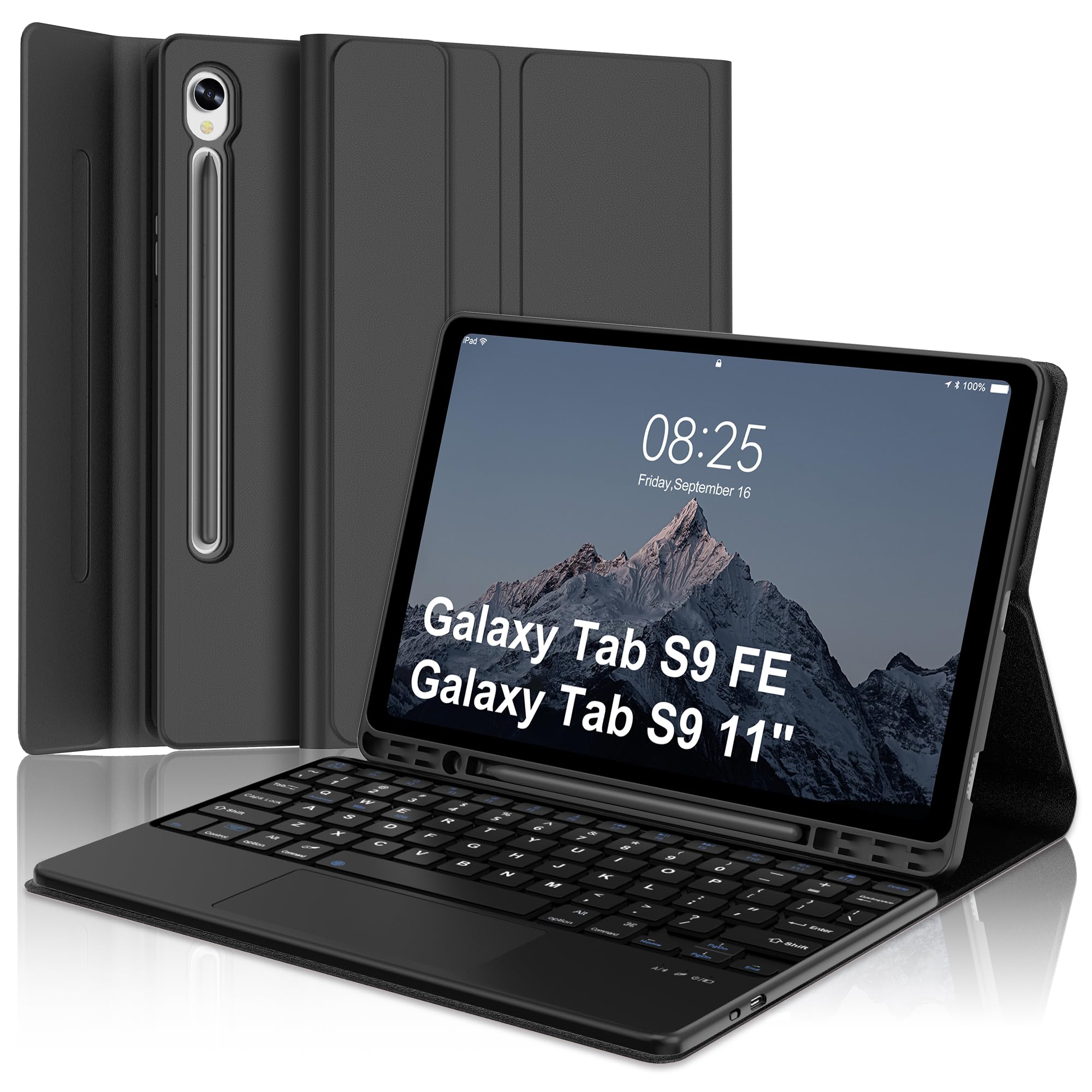 Amazon.com: Galaxy Tab S9FE Case With Touch Keyboard and Trackpad