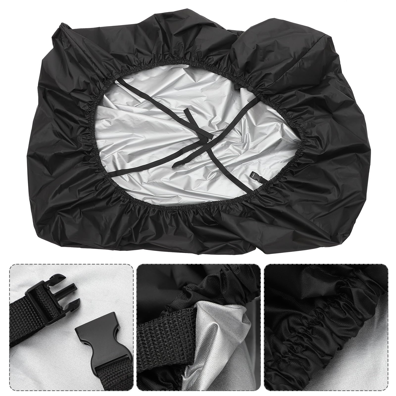 Copertura Calcio Balilla Professionale Oxford Chiusura Regolabile 160X115X50 CM per Protezione Tavolo da Gioco Esterno