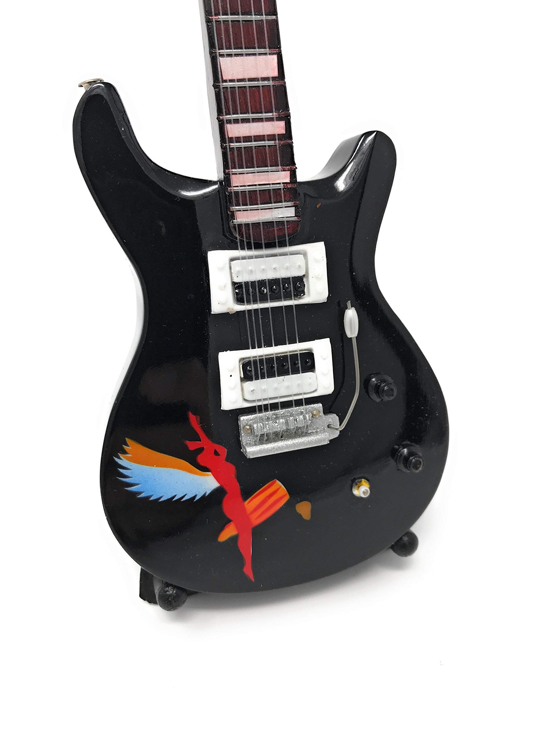 Miniature guitar mini guitar Gibson PRS 26 cm handmade from wood airbrush decoration# 131