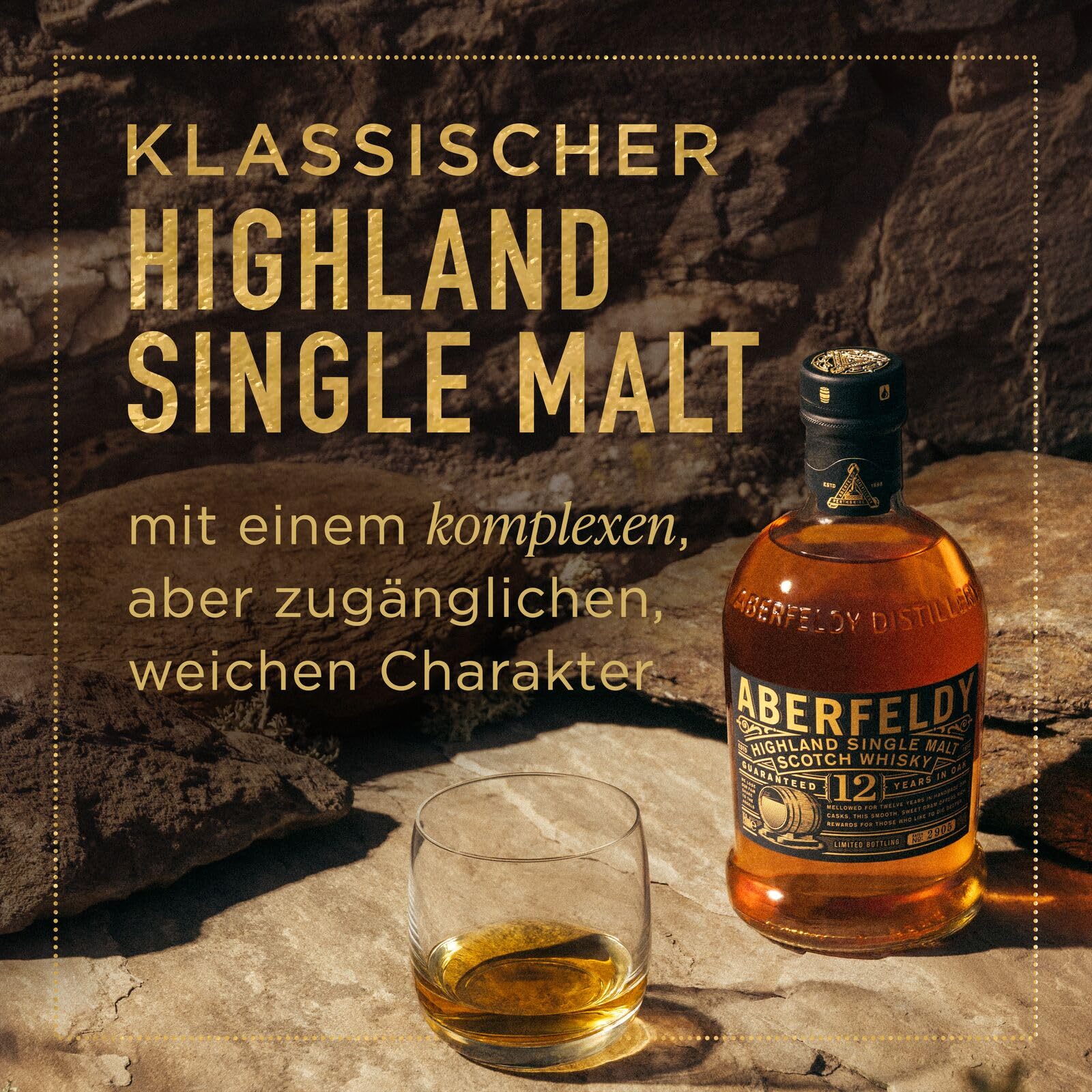 Aberfeldy 12 Jahre Single Malt Scotch Whisky 40% 70 cl Premium-Whisky
