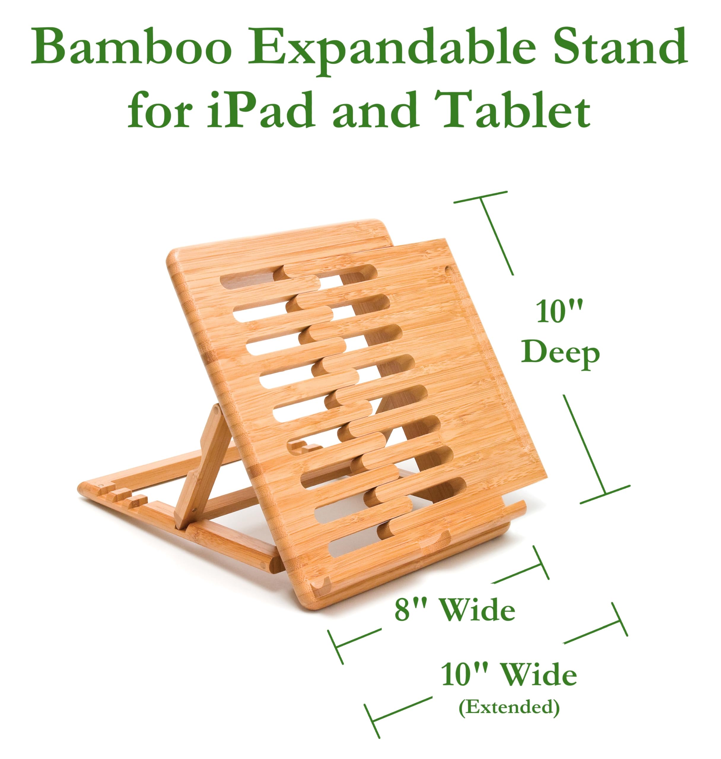Amazon.com: Lipper International 1887 Bamboo Wood Expandable Stand