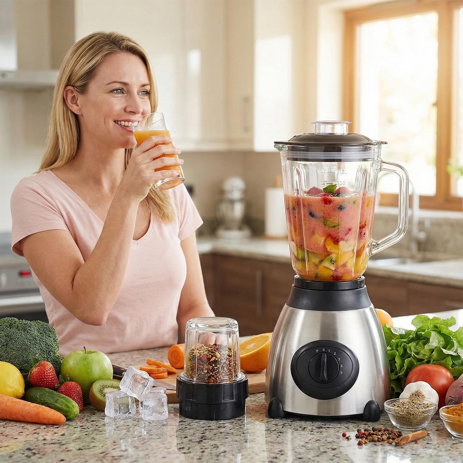 Küchenmixer Küchenmaschine Zur Herstellung Von Gewürzen | Mixer Für Lebensmittelverarbeitung Für Studenten Erwachsene Zuhause