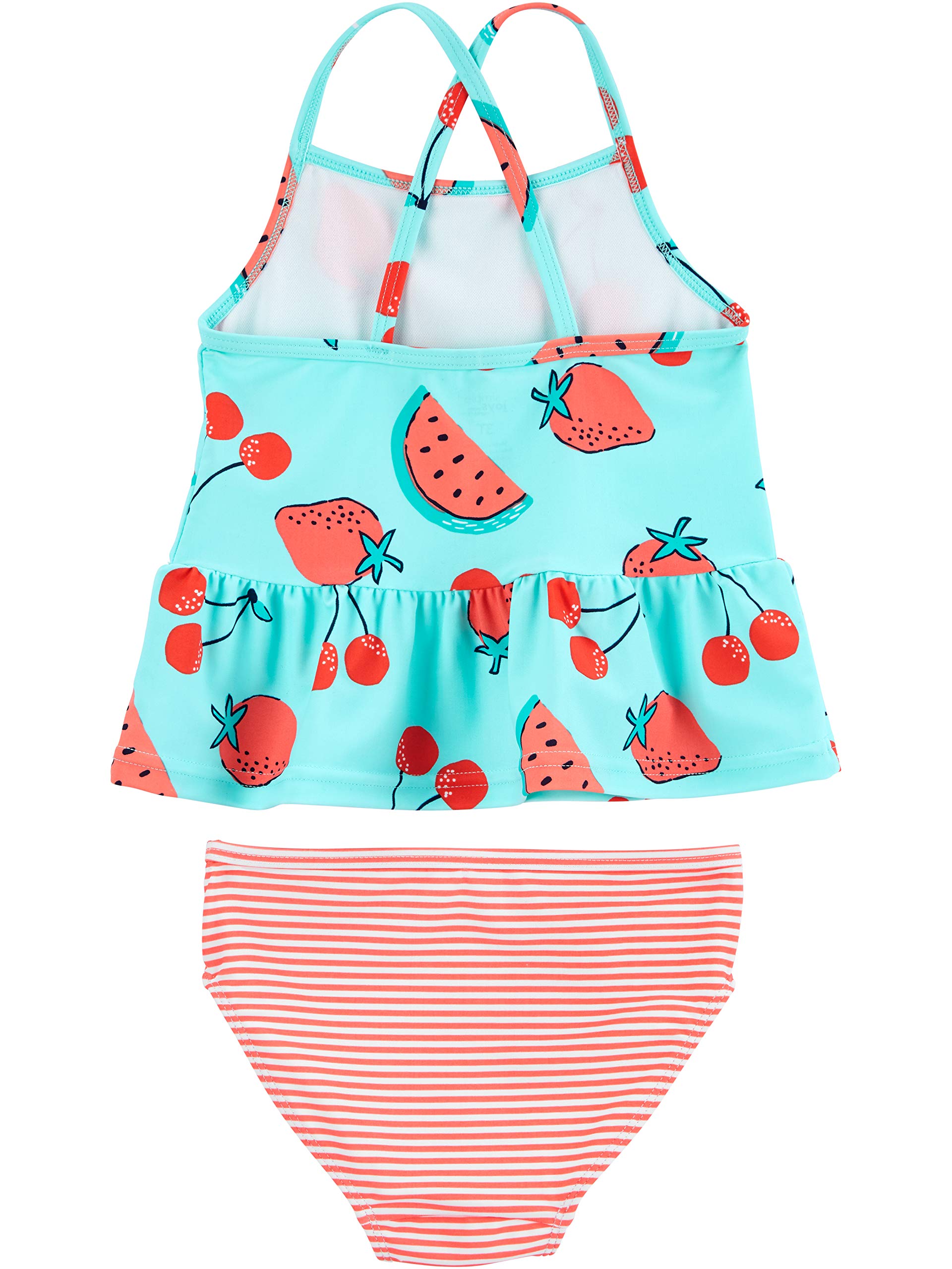 Simple Joys by Carter's 3-Piece Assorted Rashguard Sets Ensemble de Maillot dermoprotecteur Bébé Fille (Lot de 1)