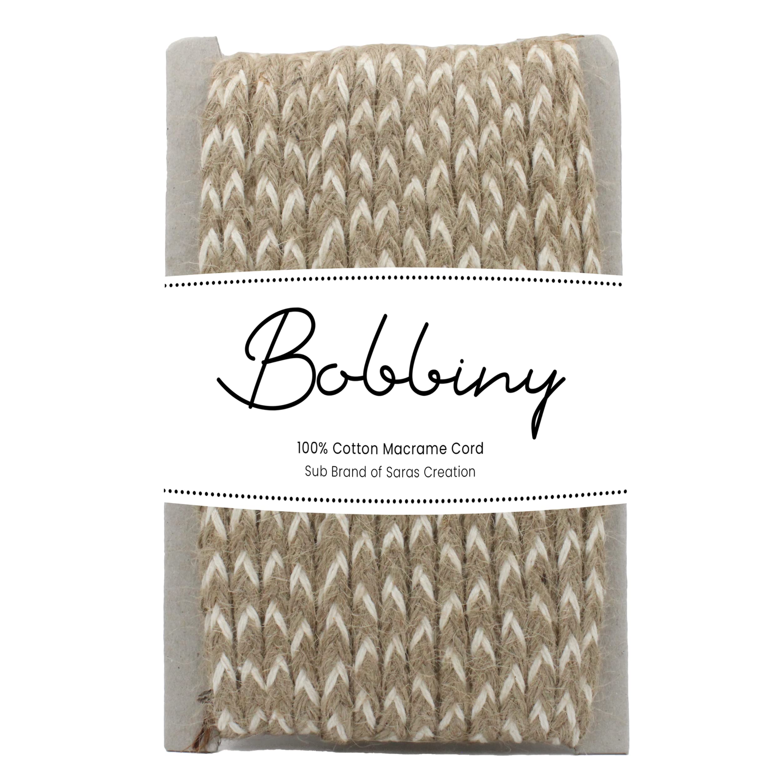 Bobbiny Natural Flat Braided Jute Twine Rope Linen Twine Rustic String Cord Rope DIY Rope Party Wedding Gift Wrapping Cords Thread and Other Projects | White | 7mm, 10 Meters — Amazon image 7