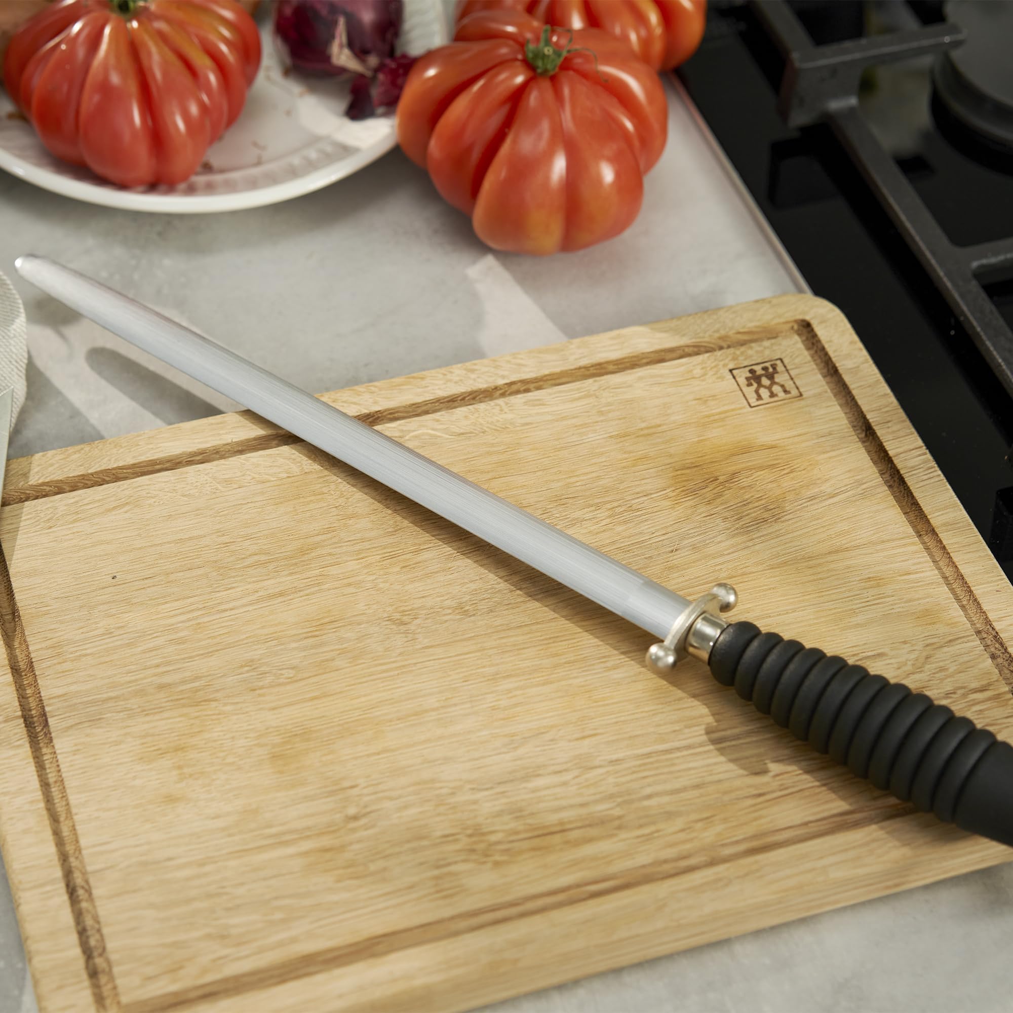 Zwilling J.A. Henckels - Acero para afilar ovalado de 30,5 cm