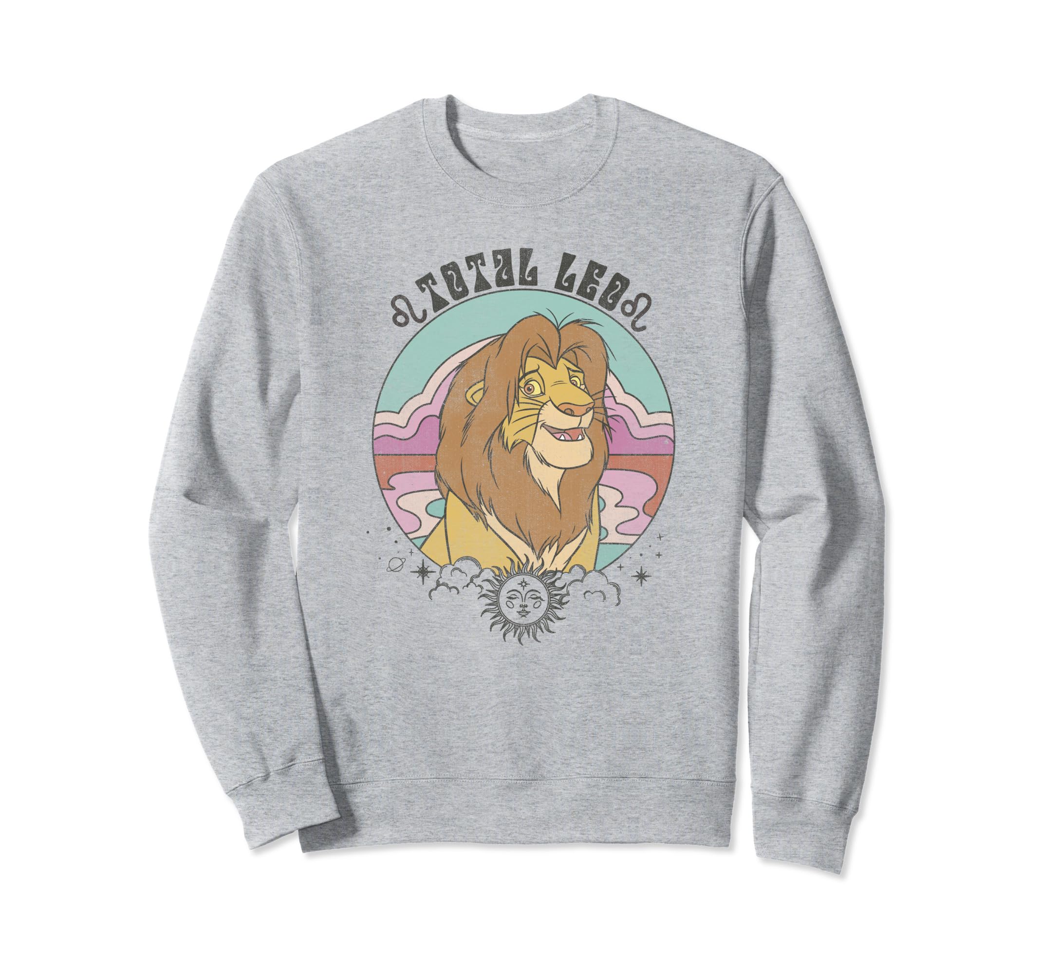 Disney The Lion King Simba Total Leo Distressed Zodiac Sweatshirt