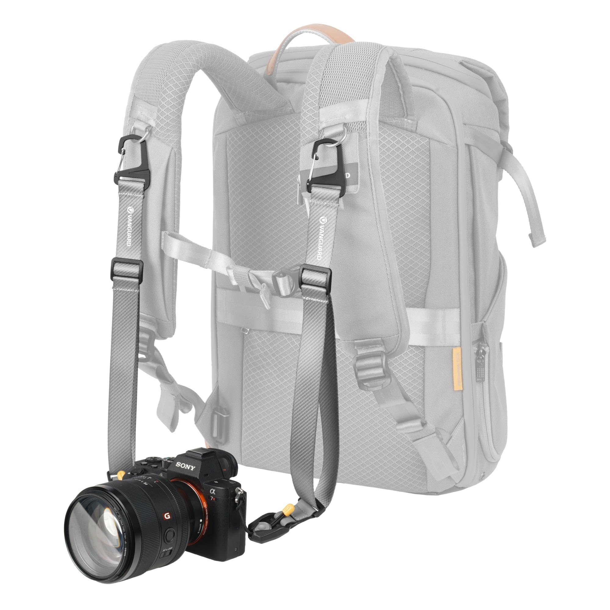 VANGUARD Connect Backpack Strap Correa mochila cámara (2 uds), Gris