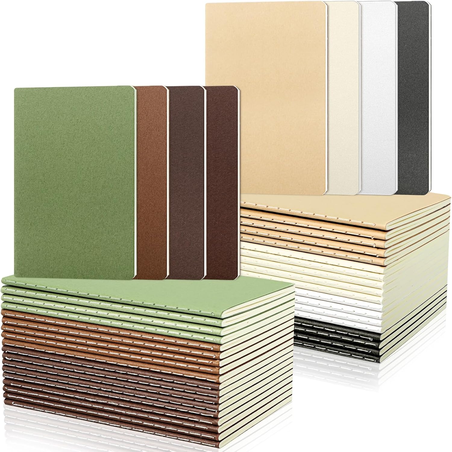 Colarr 48 Pcs Bulk Mini Notebooks Small Composition