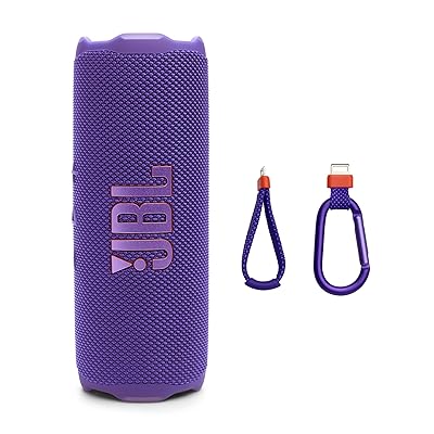 JBL Flip 7 - Portable Waterproof and Drop-Proof Speaker, Bold Pro Sound with AI Sound Boost, 16Hrs of Playtime, and PushLock System with Interchangeable Accessories (Blue)