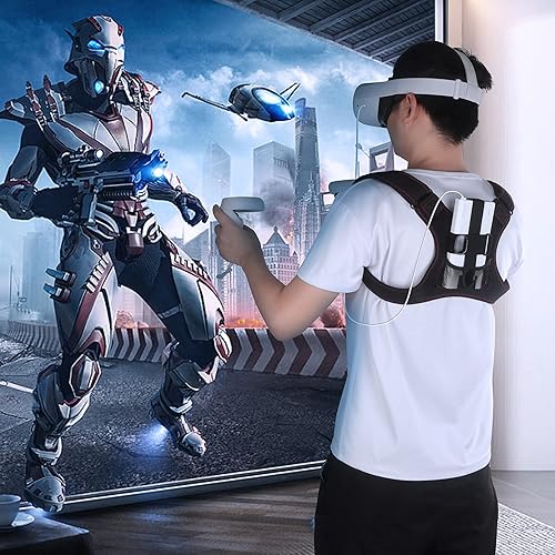 Miniatura 9 de HZLucki Correa de batería compatible con Oculus Quest 2 Quest 3 Quest Pro Índice de válvula Vision Pro Otras correas para la cabeza de realidad