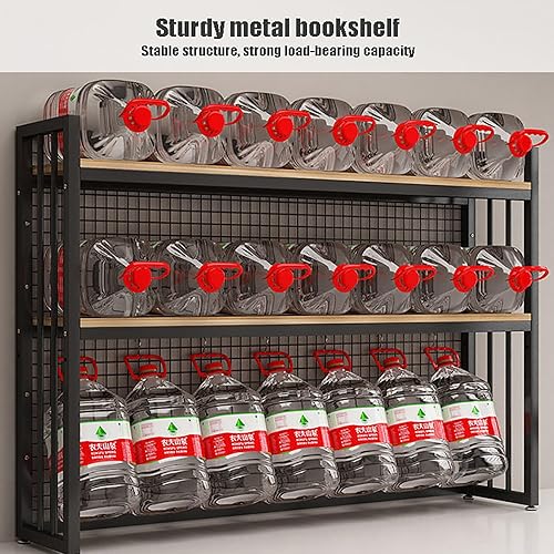 Miniatura 4 de Estantería de escritorio de 2 niveles para escritorio de computadora, estantería de madera para encimera, estantería de escritorio para computadora,