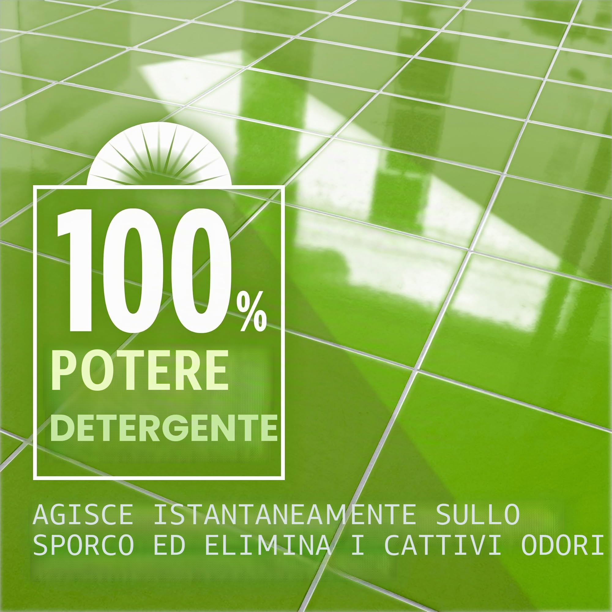 AJAX - Detergente per la pulizia dei pavimenti e multi superfici Ajax Festa dei fiori mughetto - agisce contro tutti i tipi di sporco - Set 3 x 1250 ml
