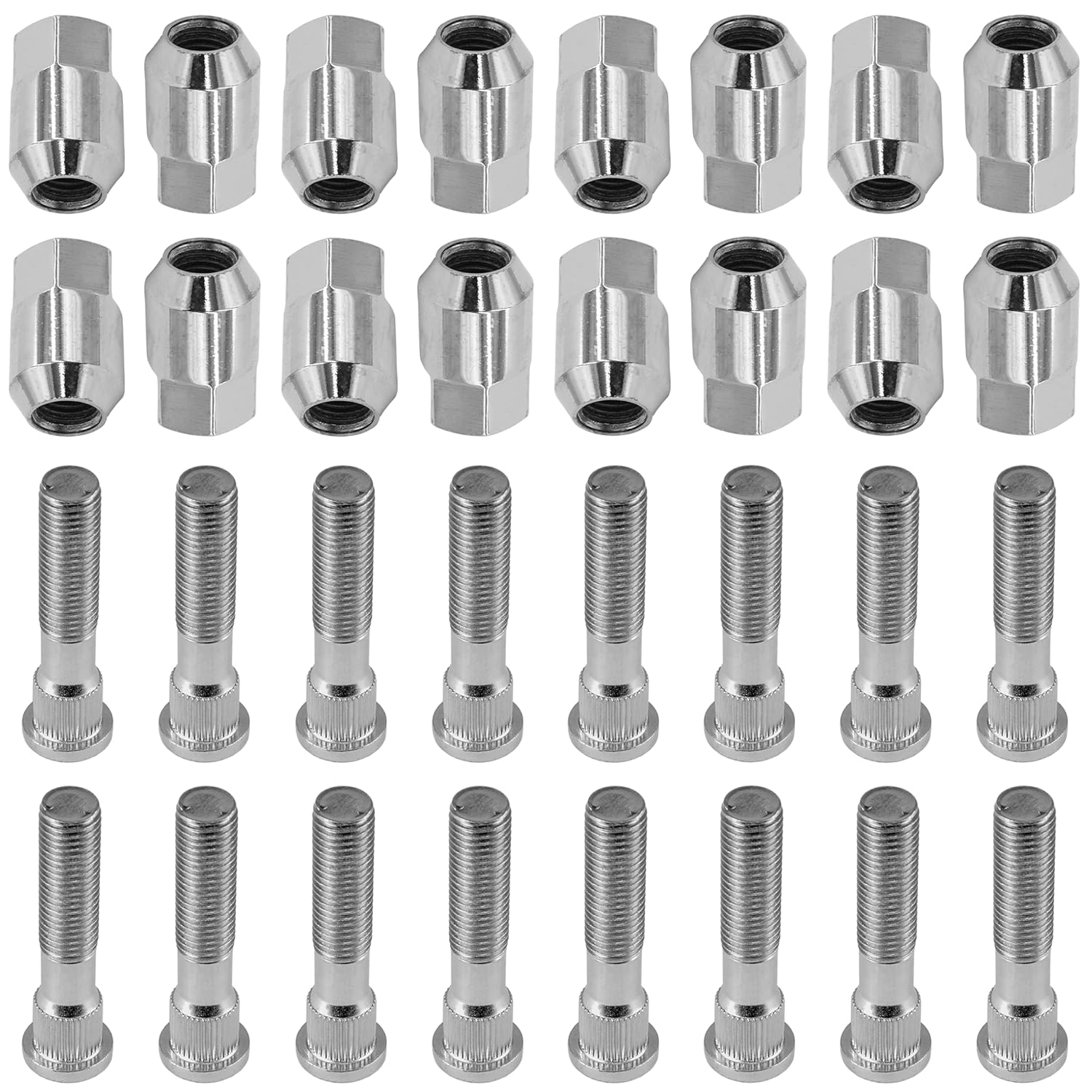Caltric Front & Rear Wheel Lug Nuts & Bolts Compatible with Polaris Ranger 1000 2018 2019 2020 2021 7547489
