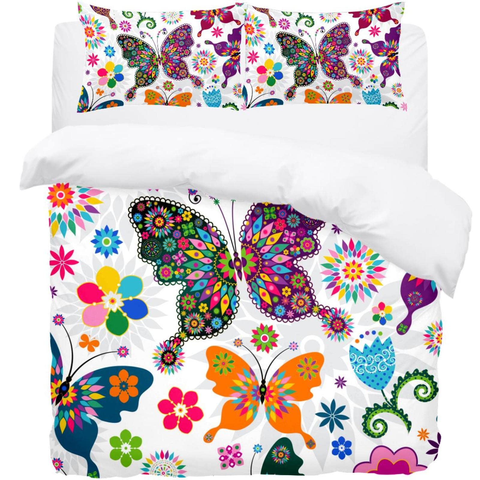 Housse de couette motif floral pour transformer votre chambre en un havre de paix printanier
