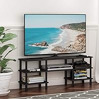 Vista 91 de Furinno Econ - Centro de entretenimiento con soporte para TV, color espresso