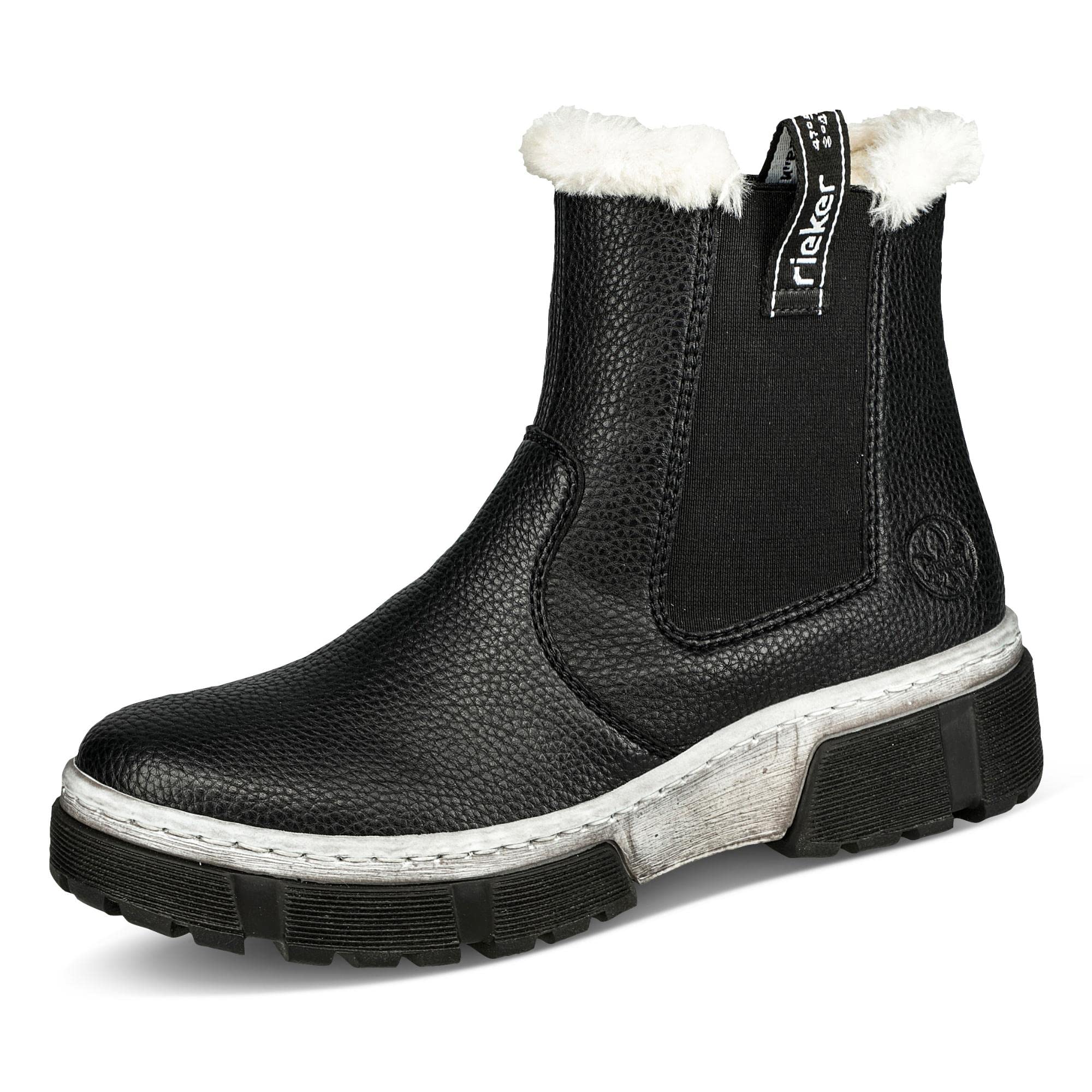 Rieker X8688, Fashion Boot, schwarz,