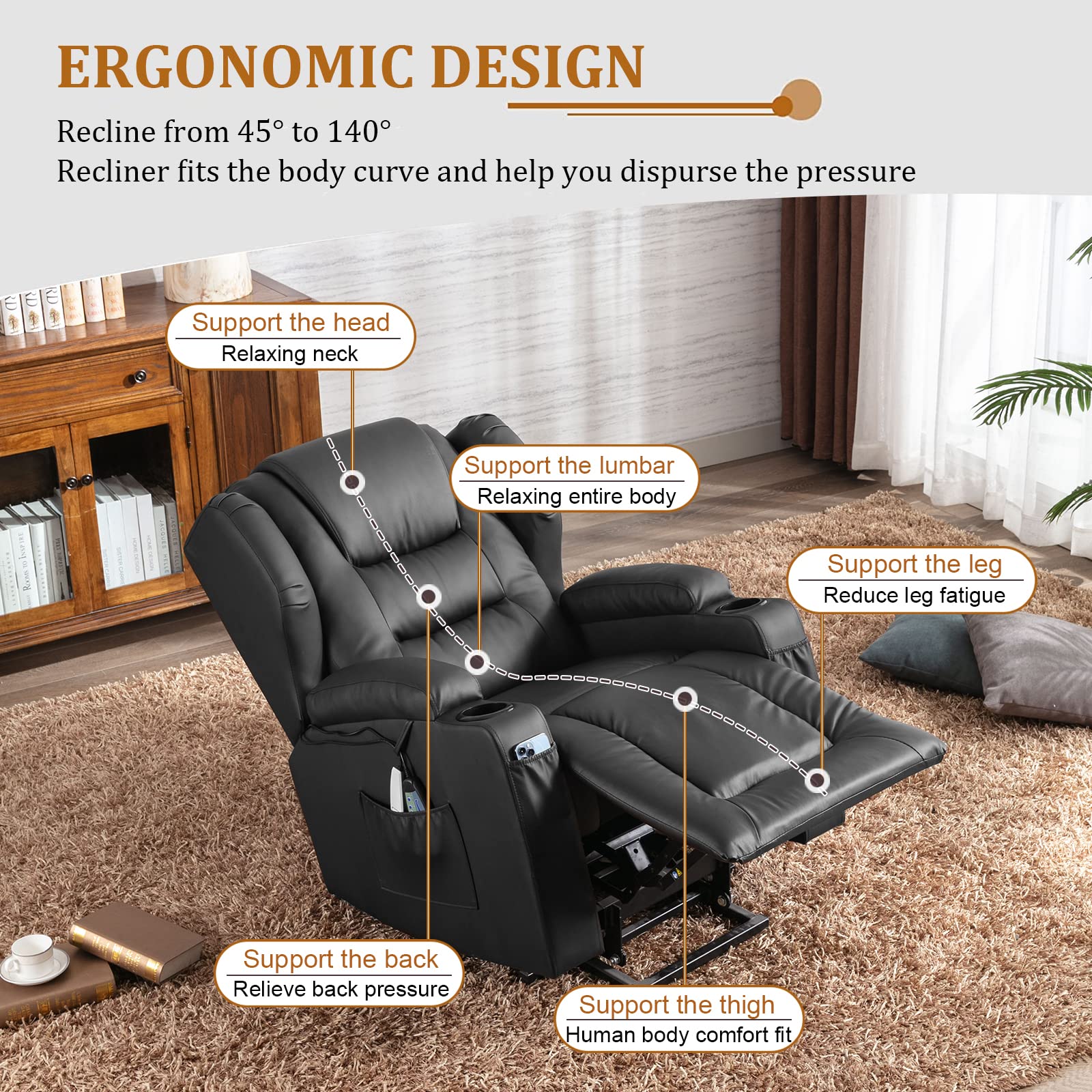 Oprisen Power Lift Recliners for Elderly, Electric Lift Recliner On ...