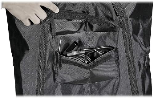 Miniatura 7 de (2) Rockville RTP32W Totem - Soporte de luz de cabeza móvil + Scrims negro+blanco+bolsas de transporte para luces American DJ Vizi Beam RXONE