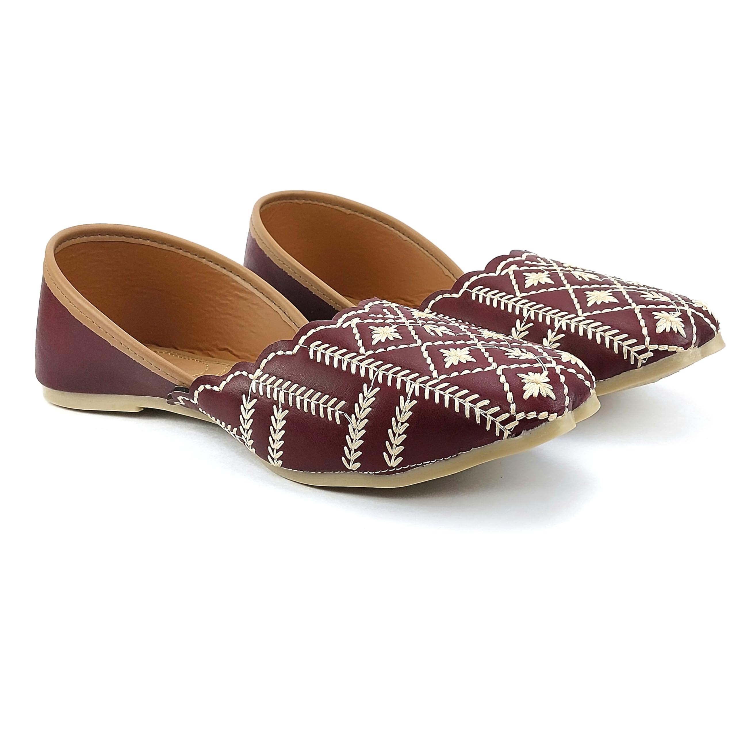 Women's Stylish Ethnic Mojari Jutti | Comfortable Casual Flat Shoes-image-27