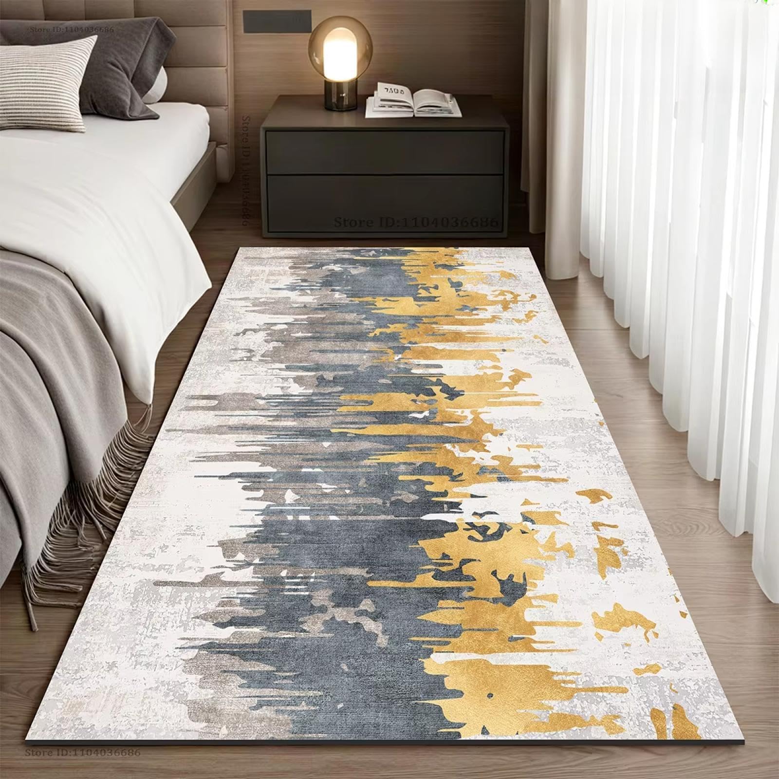 Tapis tatami de grande taille pour une entrée de salle de bain moderne et un couloir design