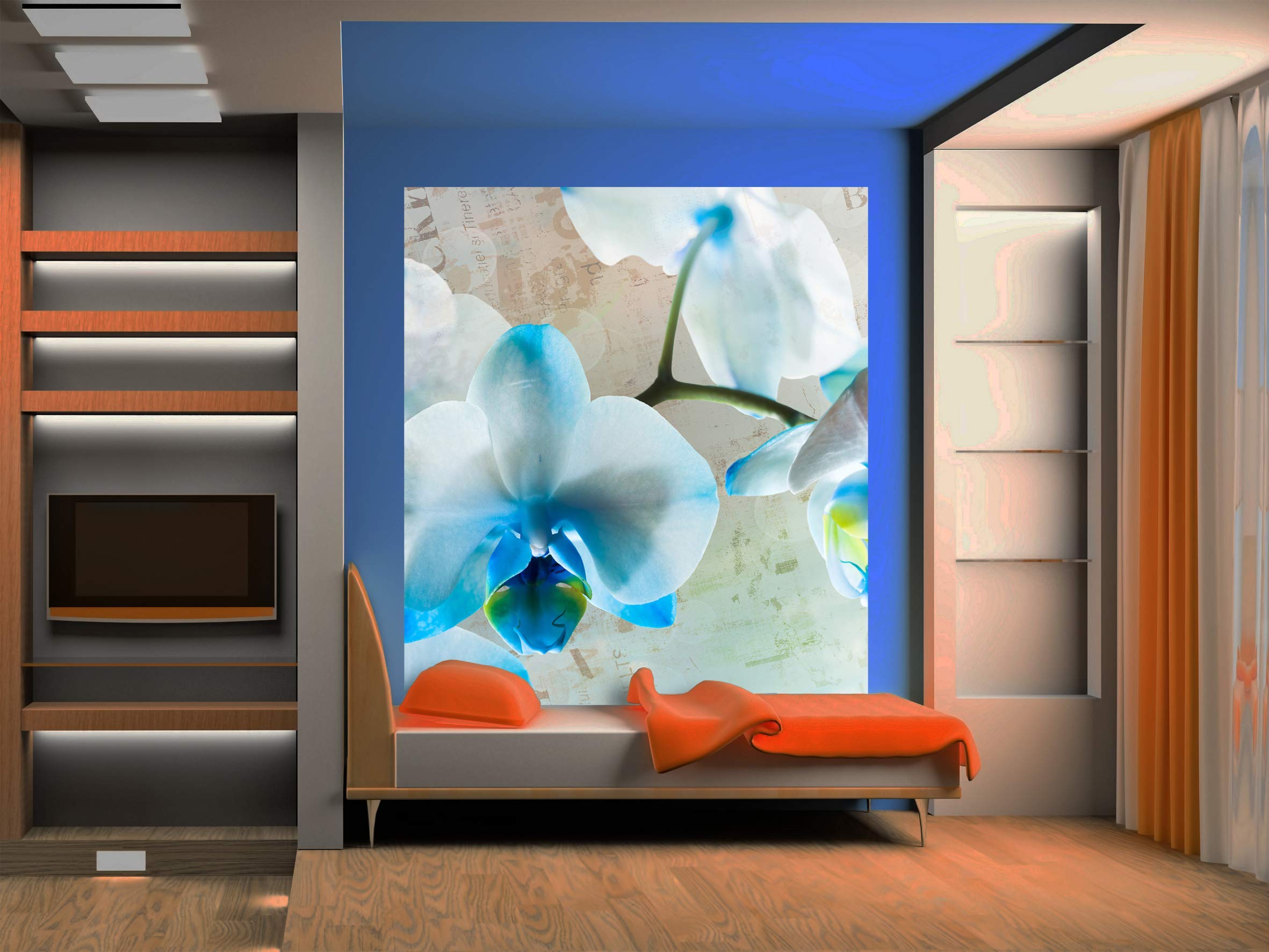 AG DESIGN Flower Giant Wall Poster, Non Woven, Multi-Colour, 180 x 202 cm - Image 3