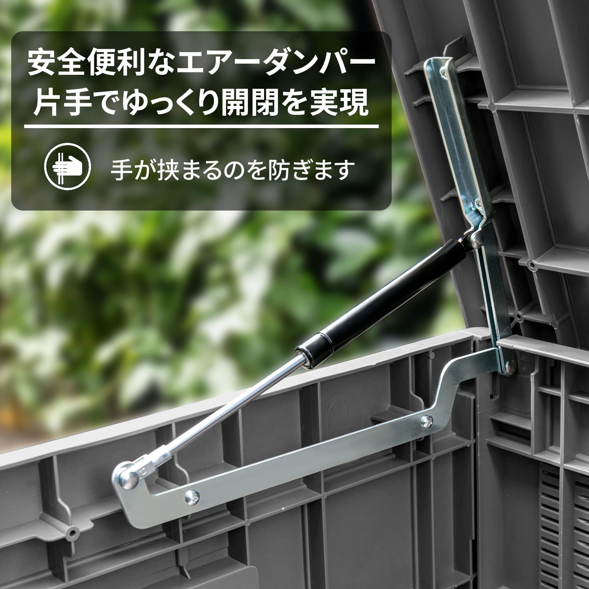 Amazon.co.jp: Alebert 物置 収納庫 屋外 防水 耐候 380L大容量 幅123