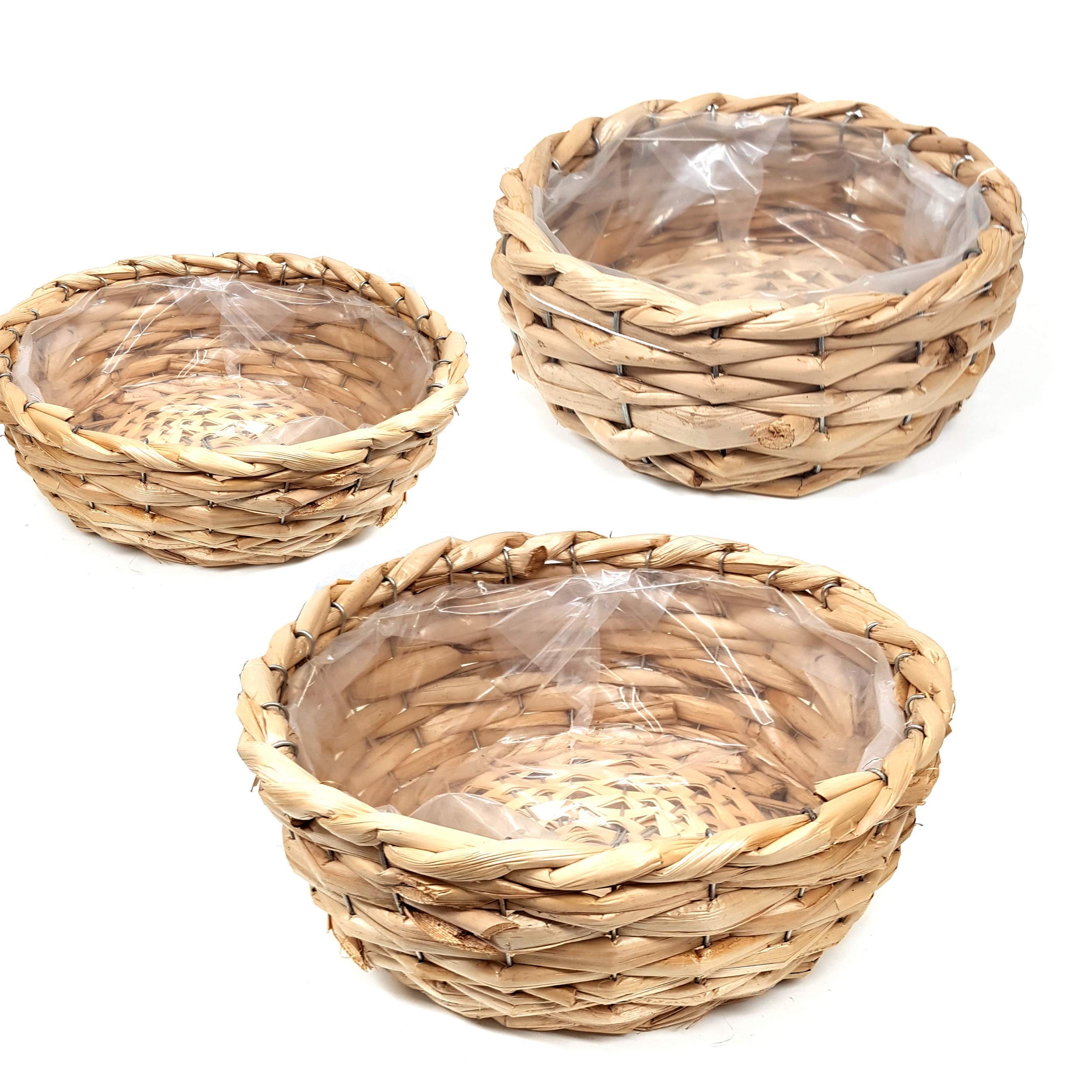 Pots de fleurs en jonc de mer naturel Klocke pour un arrosage propre
