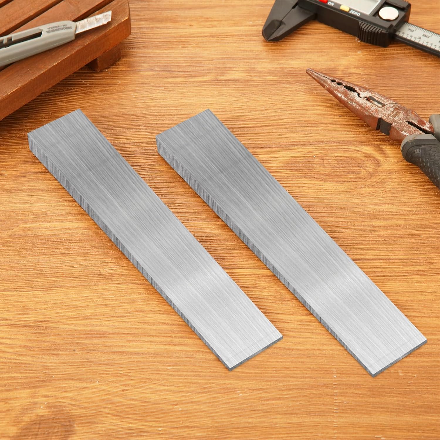 8 Pcs 13x32x180mm Flange Wedge Steel Wedges, Metal Wedges Shims for lathes, Welding Machines