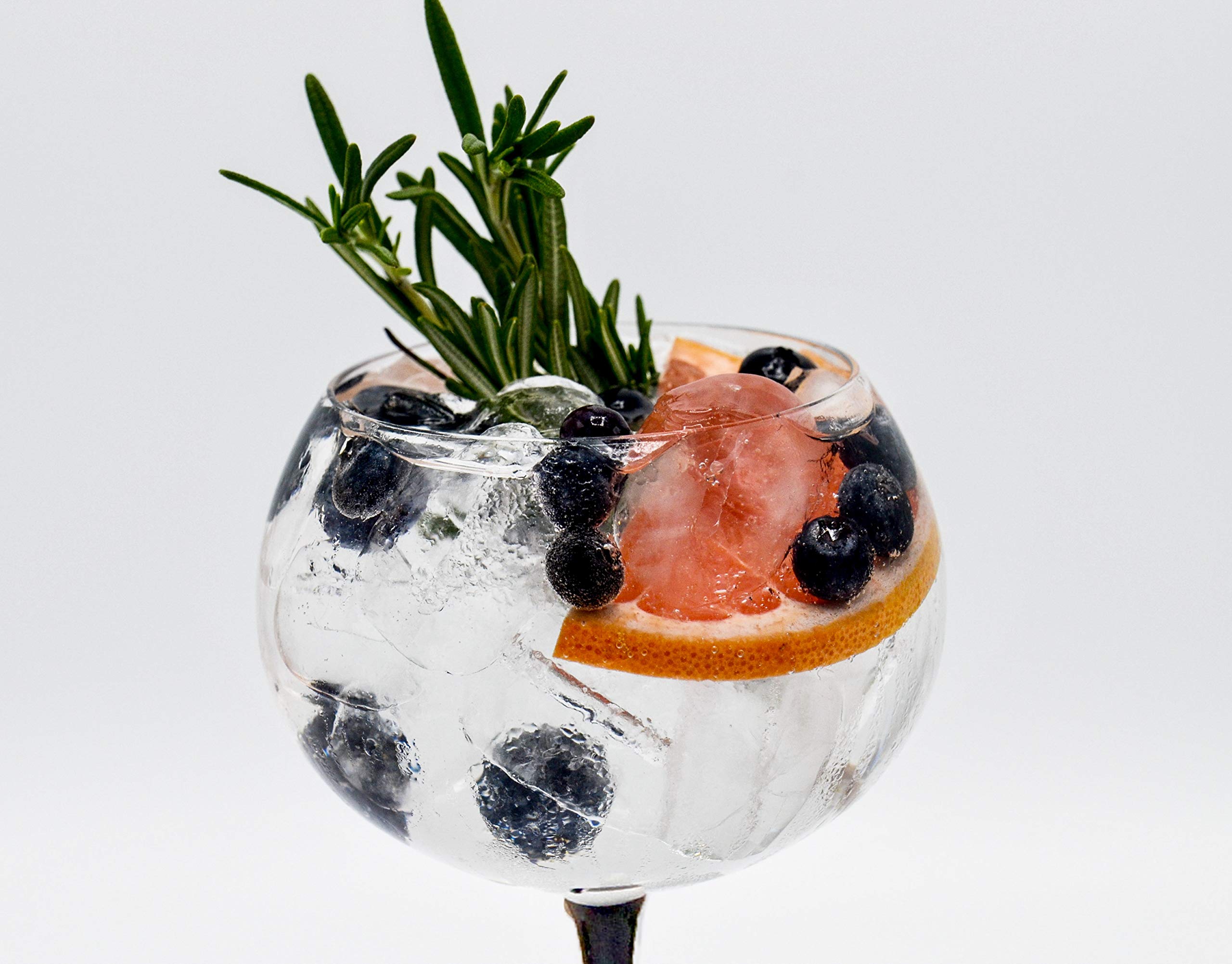 Gin Balloon Glasses Set of 2 15oz Hand Blown unleaded Crystal Balloon