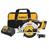 20V MAX* Circular Saw, 6-1/2-Inch, Cordless, Battery and Charger Included (DCS565P1)