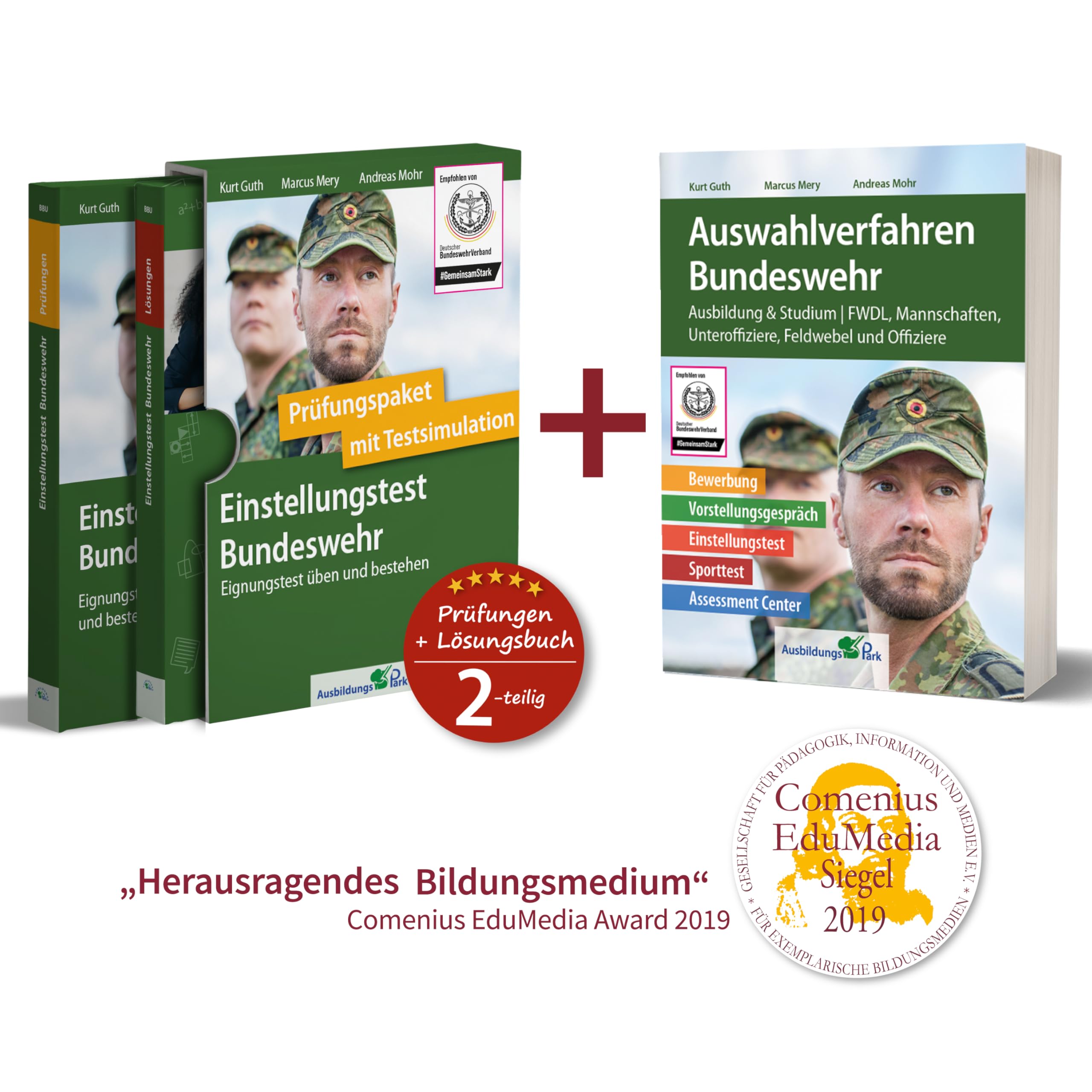 Sparpaket – Einstellungstest + Auswahlverfahren Bundeswehr: Alles in einem Paket: Bewerbung, Vorstellungsgespräch, Einstellungstest, Assessment Center!