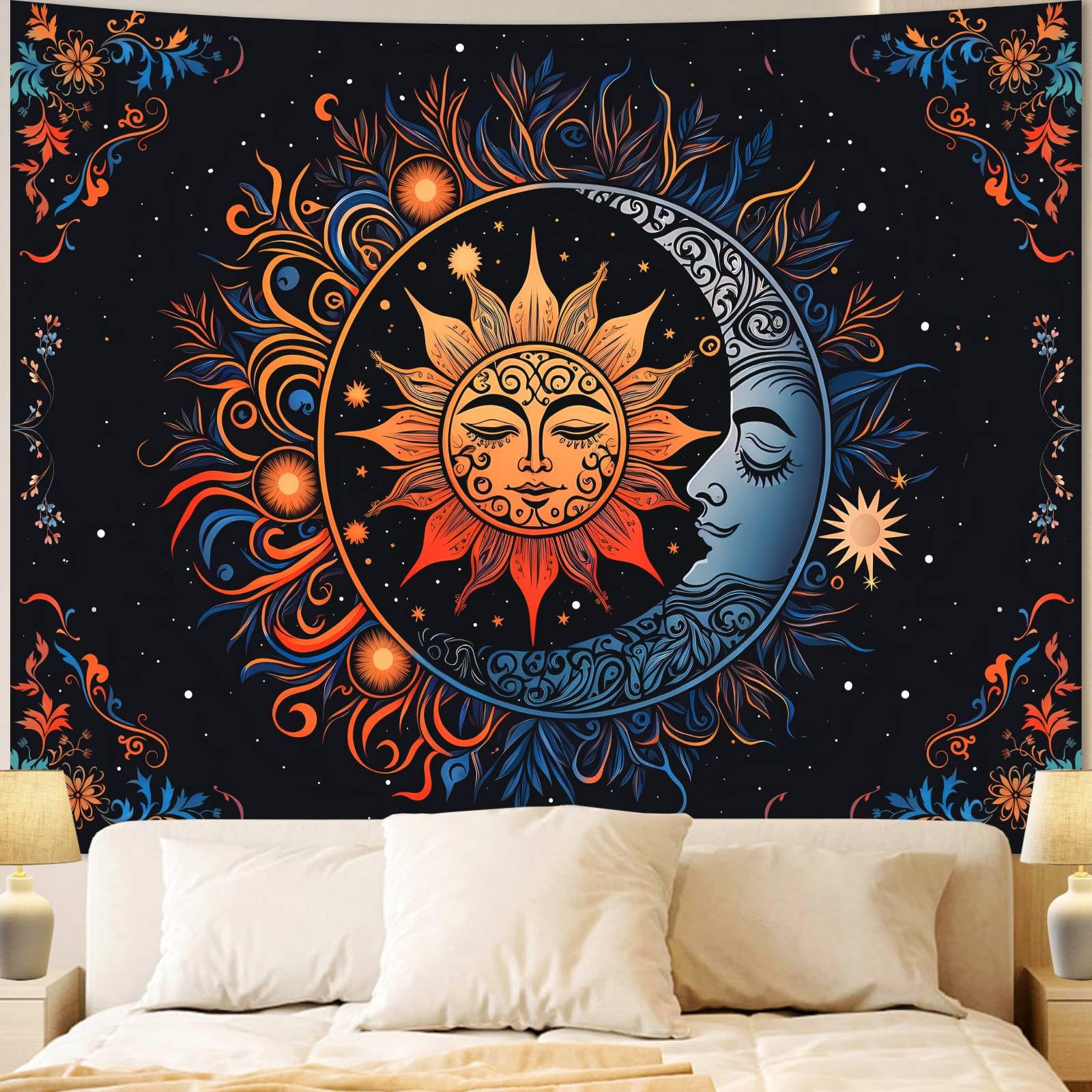 Apdidl Extra Large Hippie Tapestry Wall Hanging For Bedroom