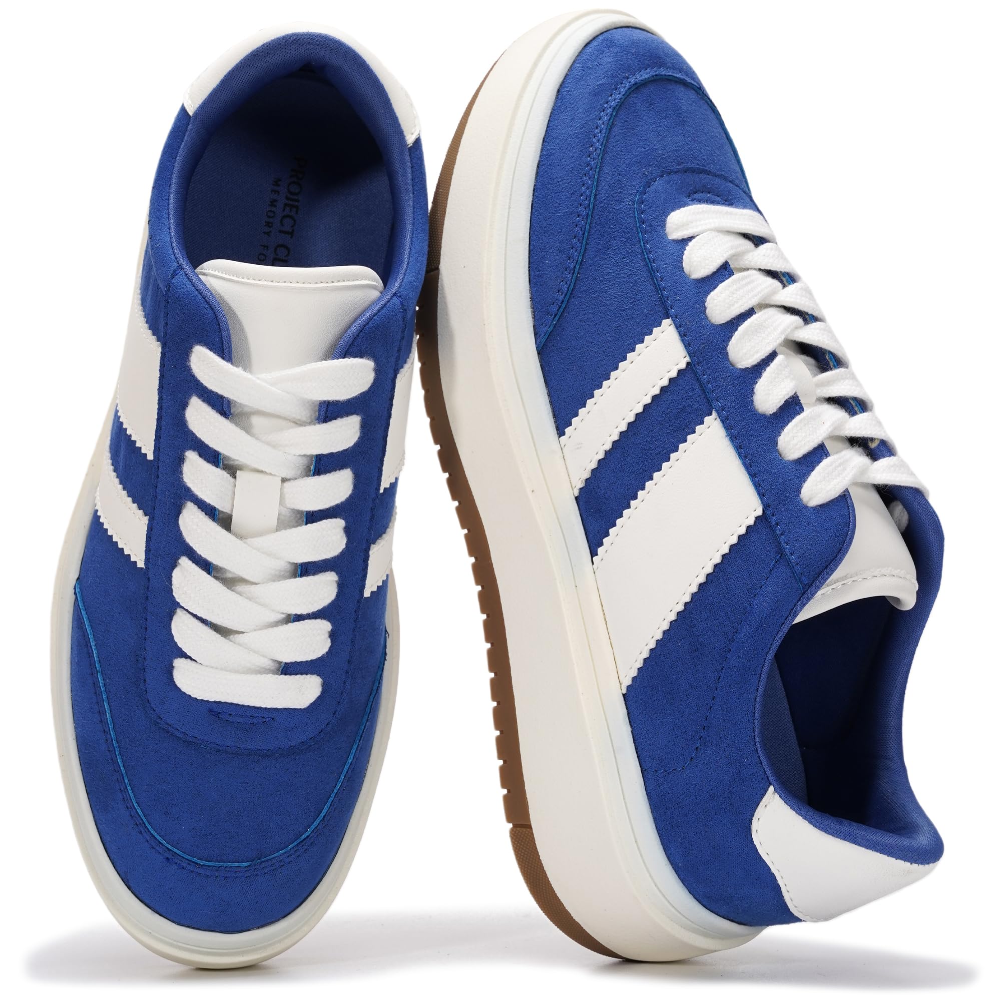 Project Cloud Platform Sneakers for Women - Lightweight Memory Foam Insole Womens Sneakers - Non-Slip Fashion Sneakers for Women Footwear - Women's