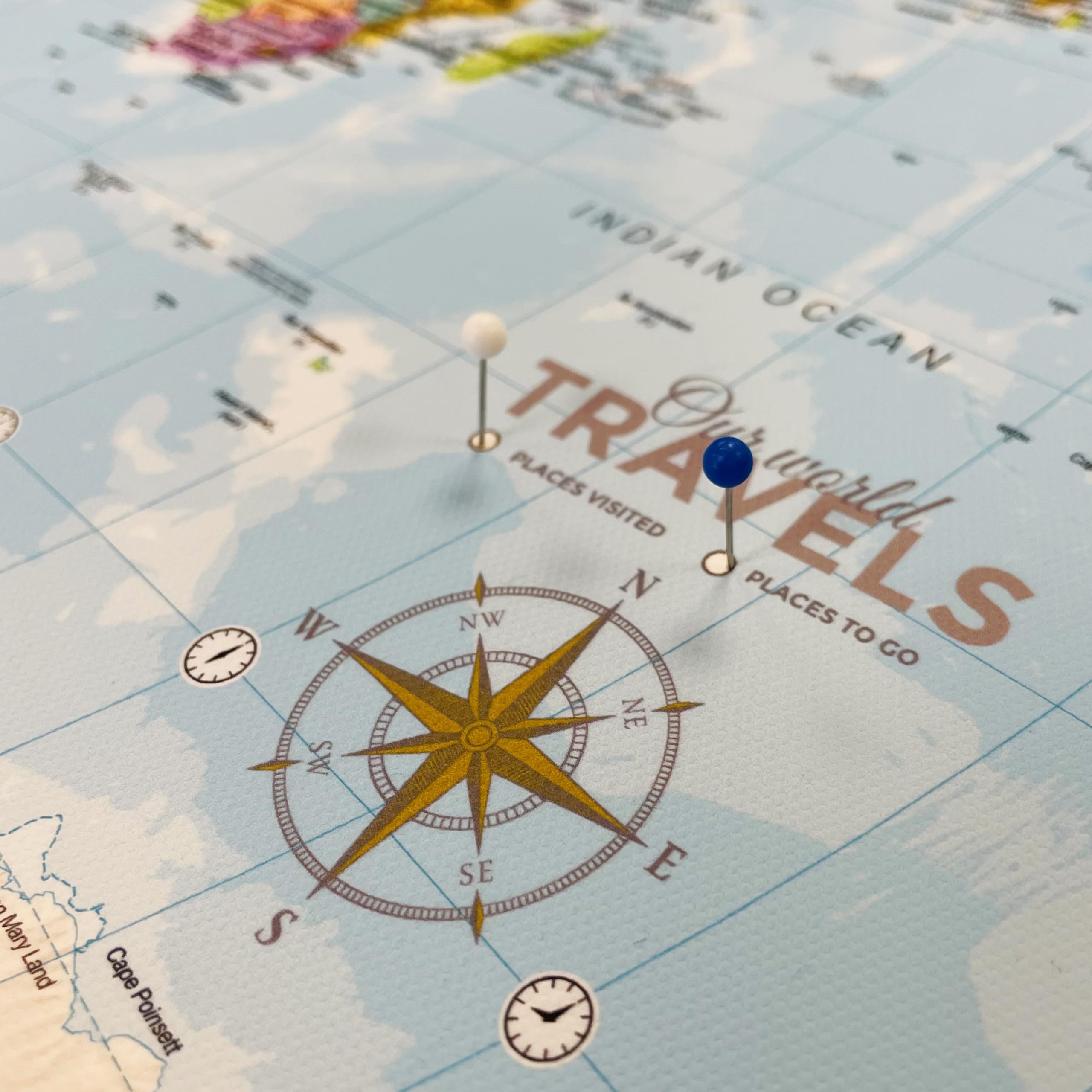 Medium World Political Map Front Lamination
