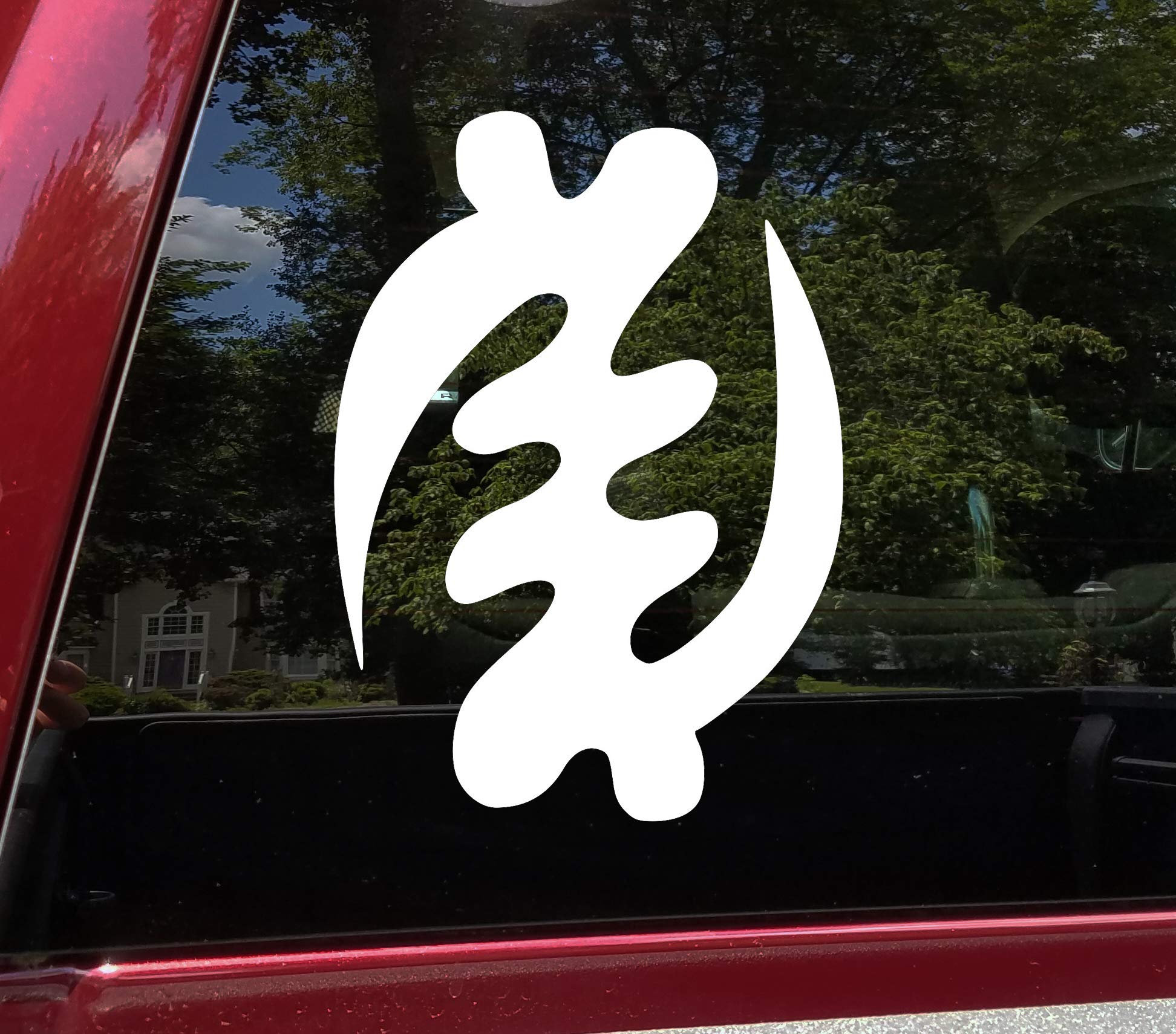 Minglewood Trading Gye Nyame Vinyl Decal - Adinkra Symbol Supremacy of God - Die Cut Decal