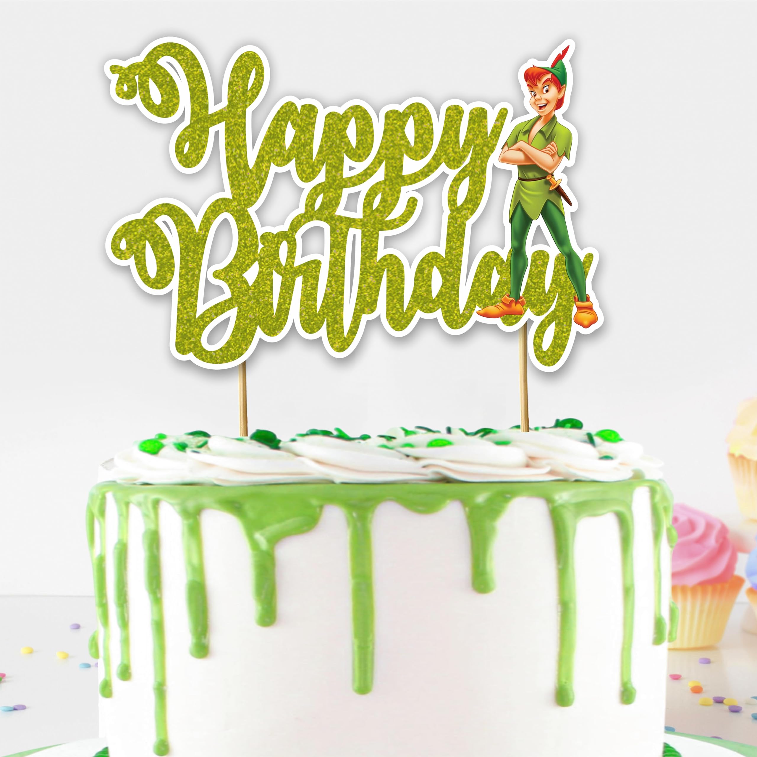 Seyal® Peter Pan Happy Birthday Cake Topper